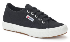 Superga 2750 Plus Cotu Black Fwhite (s26638)