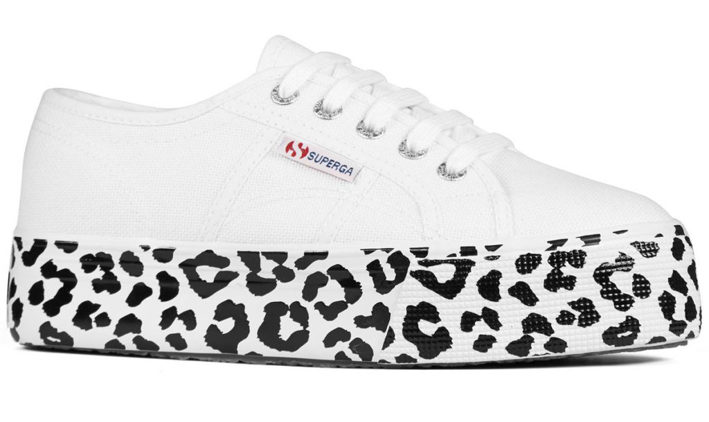 Superga 2790 Cotu Animal Print Foxing White Leopard (s25988)
