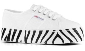 Superga 2790 Cotu Animal Print Foxing White zebra (s26010)