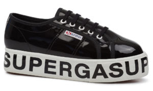 Superga 2790 Pvc Logo Black (s24348)