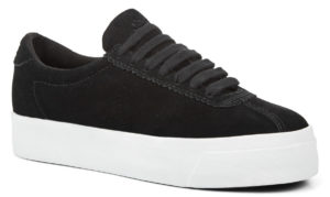 Superga 2854 Club 3 Suede Black White (s24771)