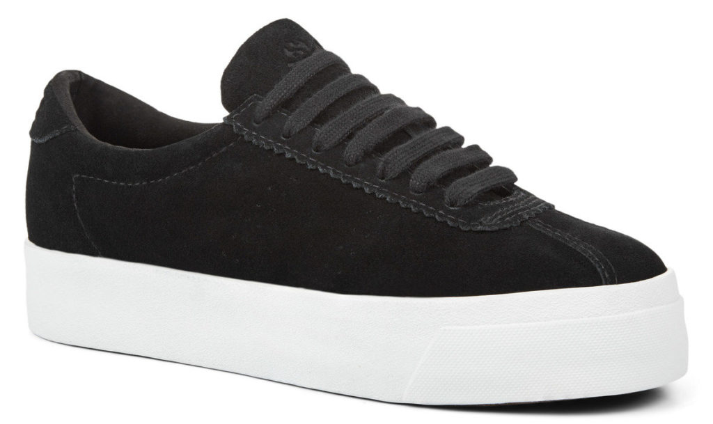 Superga 2854 Club 3 Suede Black White (s24775)