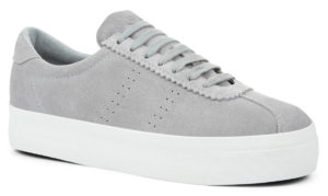 Superga 2854 Club 3 Suede Grey Lt White (s24783)
