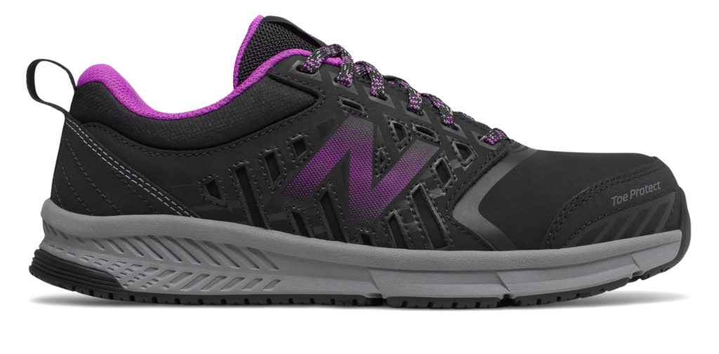 New Balance 412 Alloy Toe Black/Purple (WID412P1)