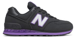 New Balance L574  Black/Purple (WL574EUA)