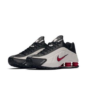 Nike  Shox R4 Platinum Tint University Red Black Platinum Tint/University Red-Black (104265-050)