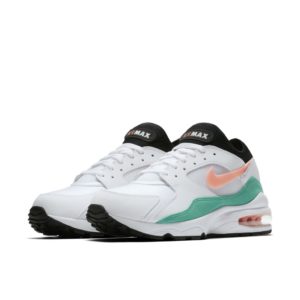 Nike  Air Max 93 Watermelon White/Crimson Bliss-Kinetic Green-Black (306551-105)