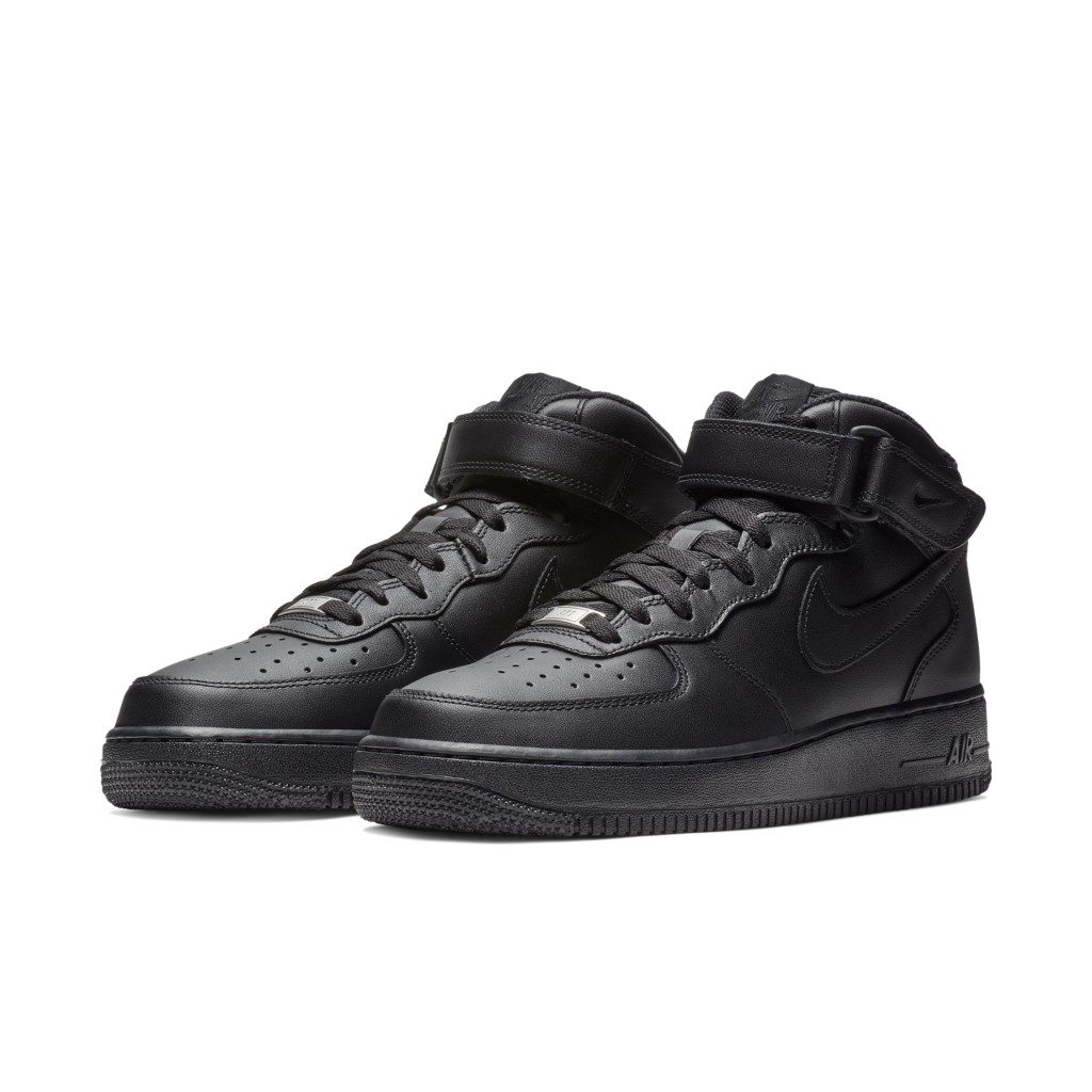 Nike Air Force 1 Mid Black (2016) Black/Black (315123-001)