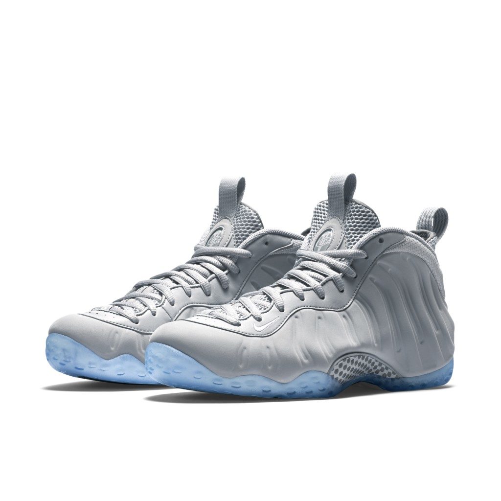 Nike Air Foamposite One Wolf Grey Suede Wolf Grey/White-Wolf Grey-Black (575420-007)