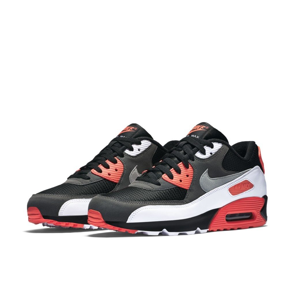 Nike Air Max 90 Reverse Infrared Black/Beutral Grey-Dark Grey-White (725233-006)