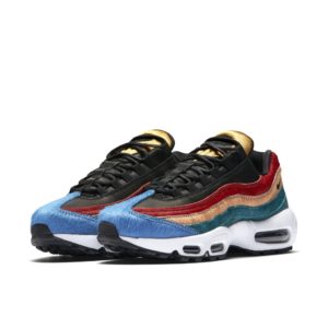 Nike  Air Max 95 Multi-Color Pony Hair (W) Black/Black-Dark Cayenne-Rio Teal (807443-003)