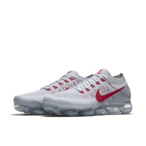 Nike Air VaporMax OG Pure Platinum/University Red-Wolf Grey (849558-006)
