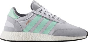 adidas Iniki Runner Grey Easy Green (W) Light Solid Grey/Easy Green/Core Black (BB2747)