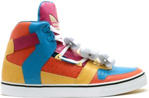 adidas JS Bones Jeremy Scott Multi-Color Faded Gold Star/Solar Blue/Bahia Magenta (D65207)