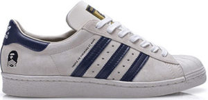 adidas  Superstar 80s Bape “B-Sides” LBONE/DKINDI/LCLAY (G46393)
