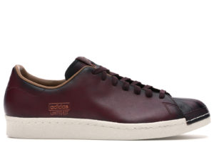 adidas  Superstar 80s Limited Edt Bank Vault Dark Burgundy/Dark Burgundy/Mesa (CP9714)