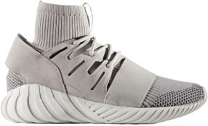 adidas Tubular Doom Primeknit Clear Granite Clear Granite/Vintage White/Core Black (S80102)
