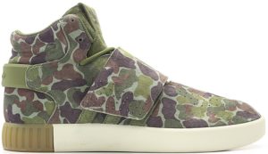 adidas Tubular Invader Strap Camo Olive Cargo/Dark Brown/Chalk White (BB8393)