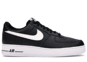 Nike  Air Force 1 ’07 Black Black/White (CJ0952-001)