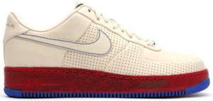 Nike Air Force 1 Low Philly Sneaker Stadium Pearl White/Pearl White-Varsity Red-Varsity (316077-221)