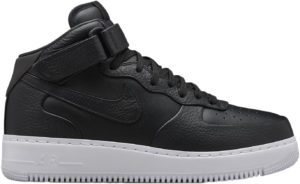 Nike  Air Force 1 Mid Lab Black Black/White/Black (819677-002)