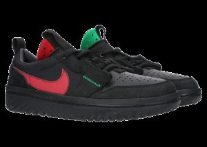 Jordan 1 Low React Fearless Ghetto Gastro Black/Team Red (CT6416-001)