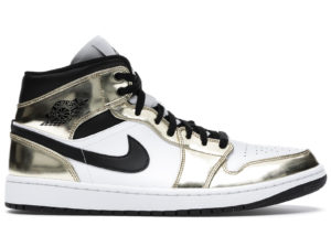 Jordan 1 Mid Metallic Gold Black White Metallic Gold/Black-White (DC1419-700)