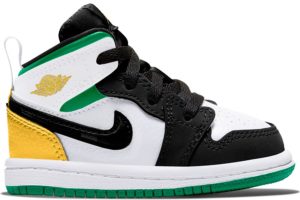 Jordan 1 Mid SE White Laser Orange Lucky Green (TD) White/Laser Orange-Black-Lucky Green (BQ6933-101)