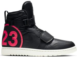 Jordan 1 Moto Black Infrared 23 Black/Light Bone-Infrared 23 (AT3146-006)