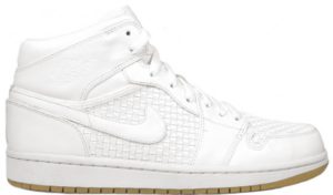 Jordan 1 Retro Easter Basket Weave White/Metallic Platinum (353899-101)