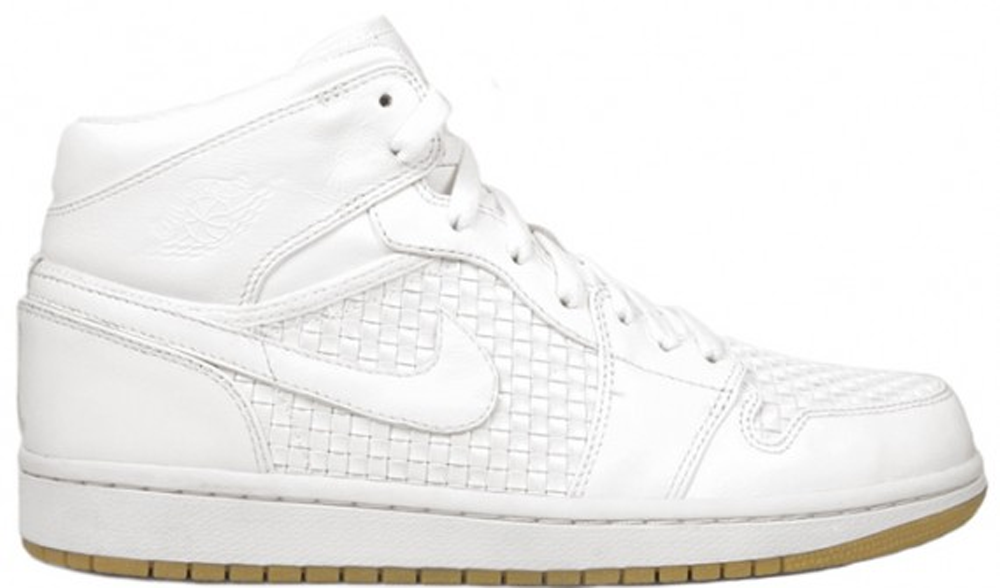 Jordan 1 Retro Easter Basket Weave White/Metallic Platinum (353899-101)