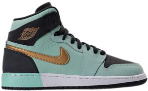 Jordan 1 Retro High Mint Foam Anthracite Metallic Gold (GS) Mint Foam/Anthracite-White-Metallic Gold (332148-300)
