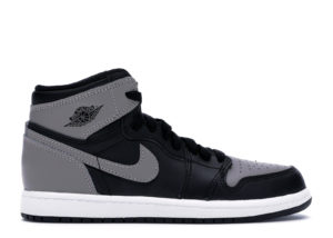Jordan  1 Retro High Shadow 2018 (PS) Black/Shadow Grey-White (AQ2664-013)