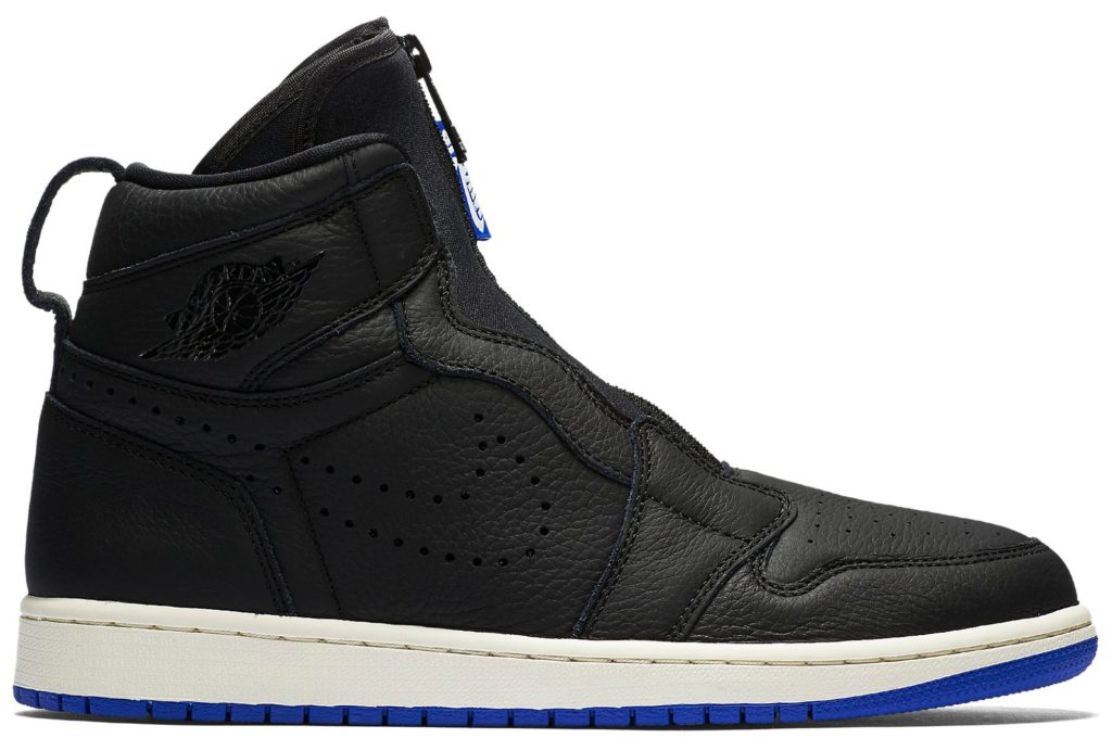 Jordan 1 Retro High Zip Black Hyper Royal Black/White-Sail-Hyper Royal (AR4833-001)