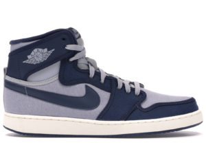 Jordan 1 Retro KO Georgetown Cool Grey/Midnight Navy-White (638471-006)