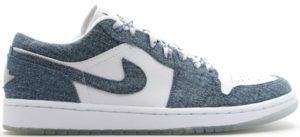 Jordan 1 Retro Low Canvas White Denim (W) White/Denim (315921-141)