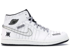 Jordan 1 Retro Opening Day White White/Black-Silver (325514-102)
