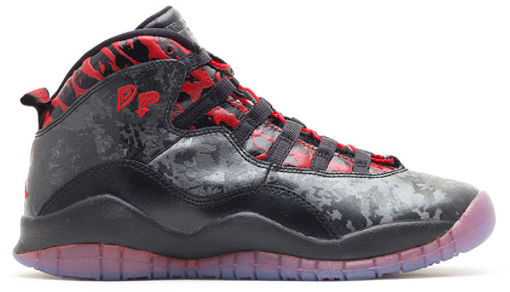 Jordan 10 Retro Doernbecher (GS) Black/Gym Red (641746-060)