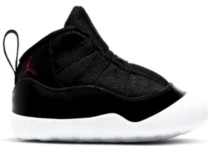 Jordan  11 Crib Bootie 72-10 (TD) Black/Varsity Red-White (CI6165-061)