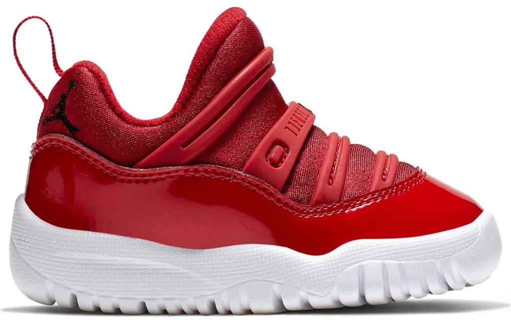 Jordan 11 Retro Little Flex Gym Red (TD) Gym Red/Black-White (BQ7102-623)