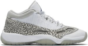 Jordan 11 Retro Low IE Cobalt 2015 (GS) White/Cobalt/Zen Grey (768873-102)