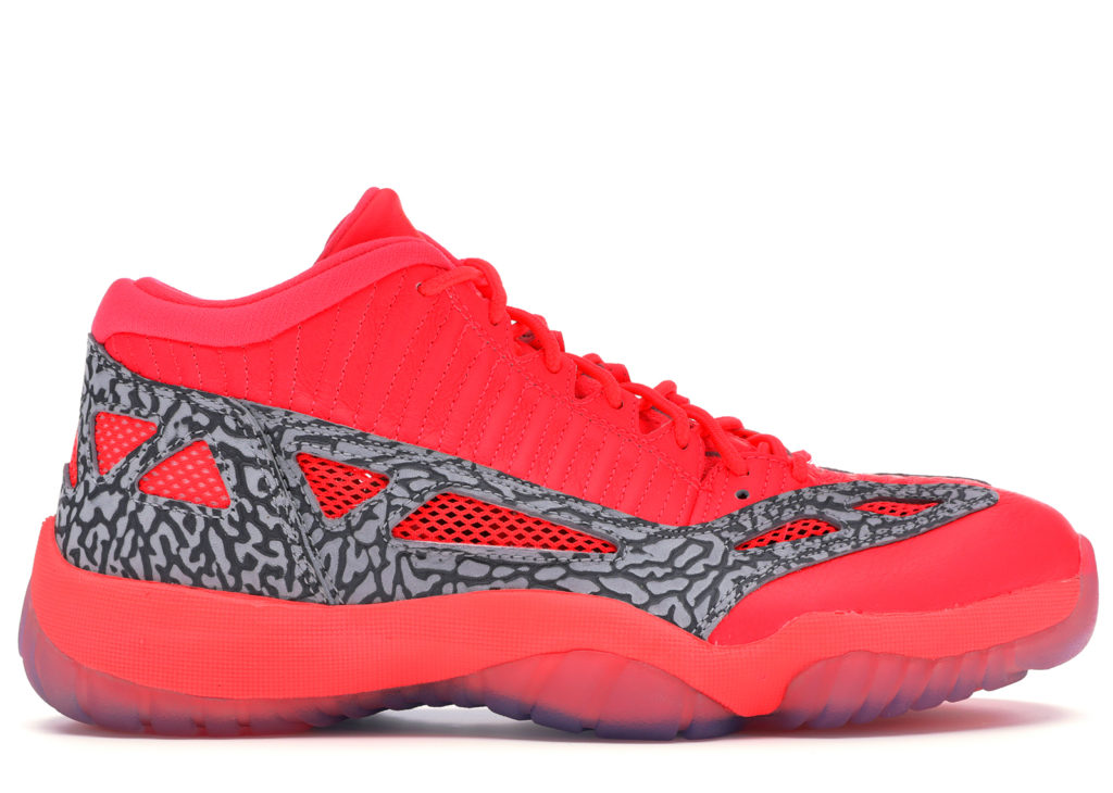 Jordan 11 Retro Low IE Flash Crimson Flash Crimson/Flash Crimson-Cement Grey (919712-600)