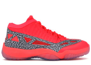 Jordan 11 Retro Low IE Flash Crimson Flash Crimson/Flash Crimson-Cement Grey (919712-600)