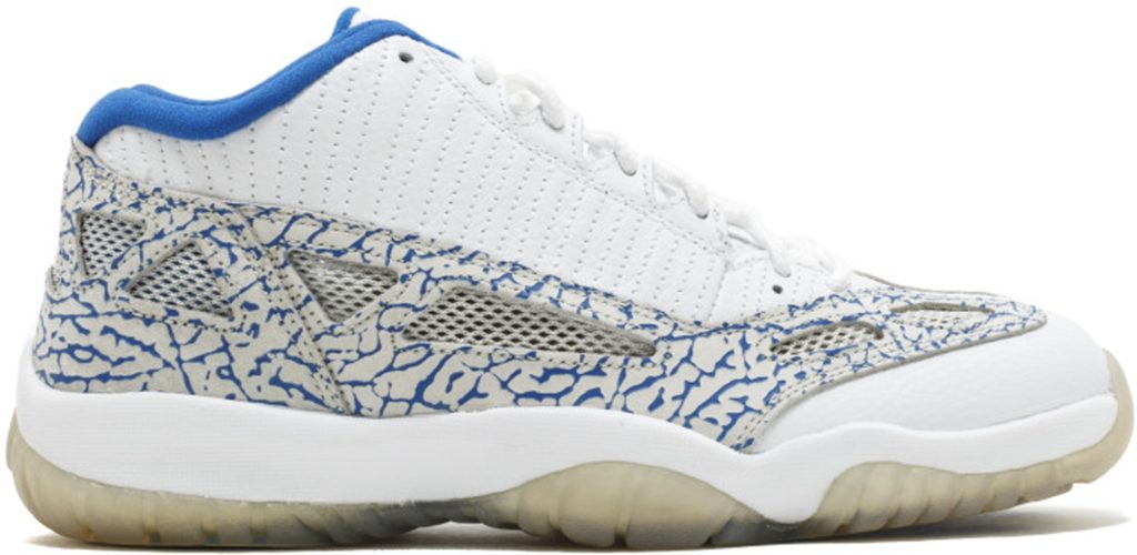 Jordan 11 Retro Low IE White Argon Blue White/Zest-Argon Blue-Light Bone (306008-172)