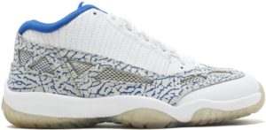 Jordan 11 Retro Low IE White Argon Blue White/Zest-Argon Blue-Light Bone (306008-172)