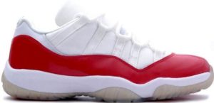 Jordan  11 Retro Low Cherry (2001) White/Varsity Red (136053-161)