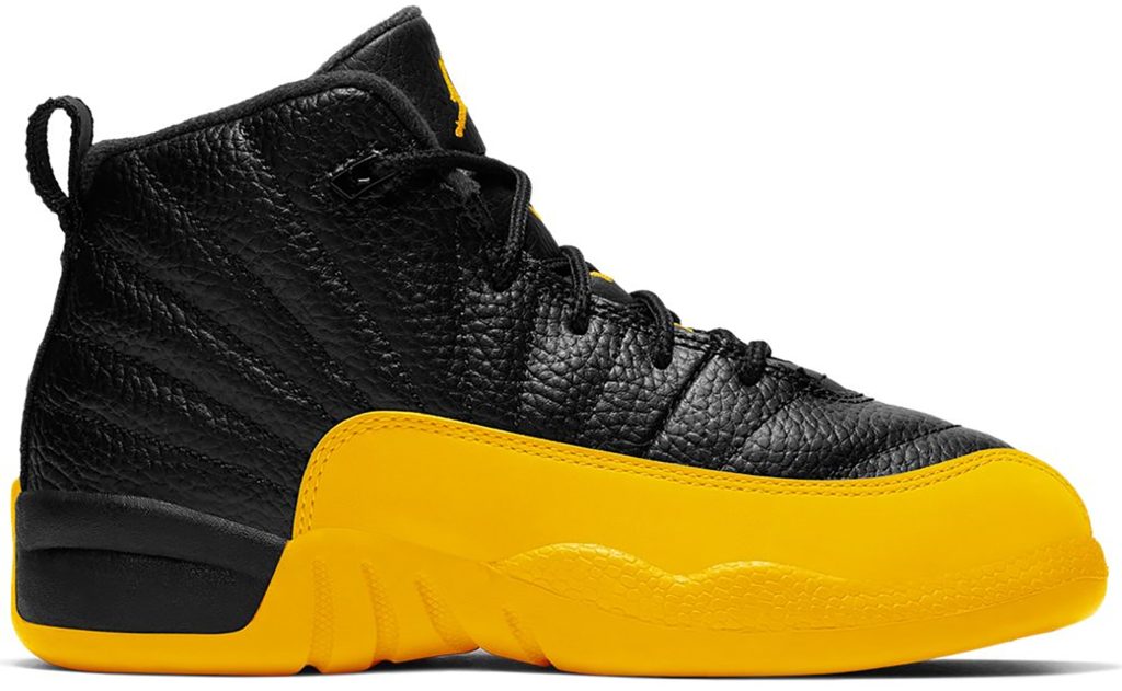 Jordan 12 Retro Black University Gold (PS) Black/University Gold (151186-070)