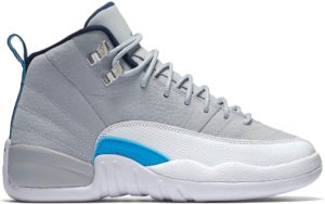 Jordan  12 Retro Grey University Blue (GS)  (153265-007)