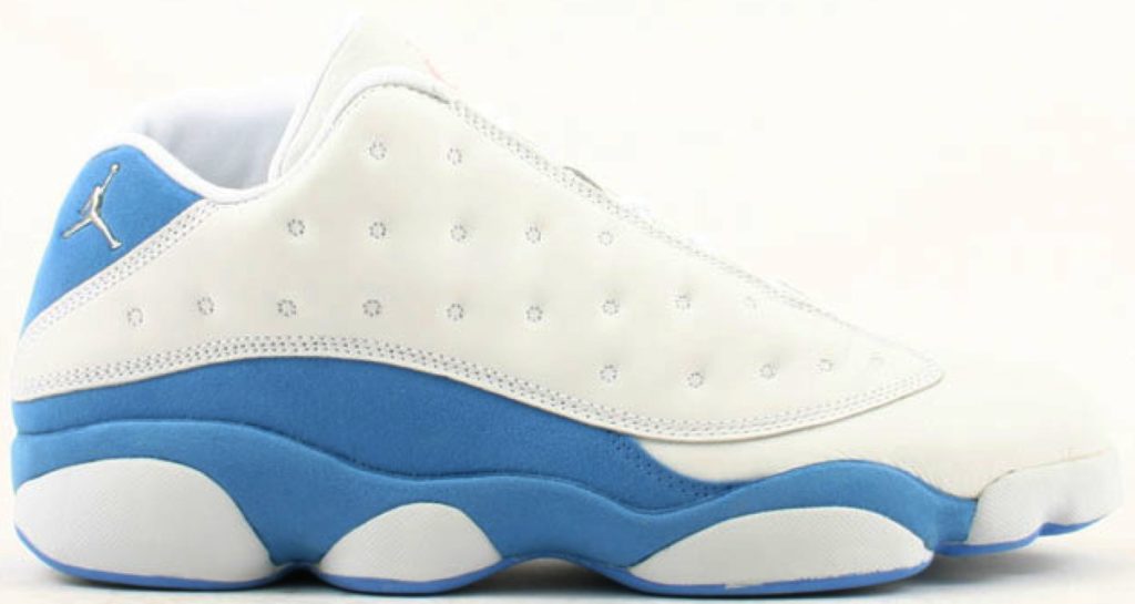 Jordan 13 Retro Low Uni Blue (W) White/Metallic Silver-University Blue-Real Pink (310804-102)