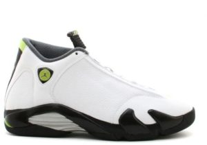 Jordan 14 Retro White Chartreuse White/Chartreuse-Black (311832-132)